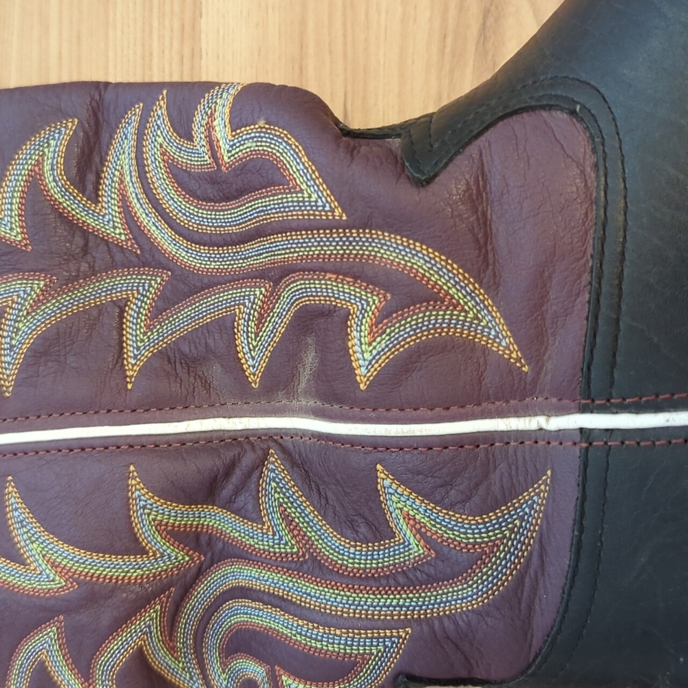 Vintage Tony Lama Square Toe Boots - Picture 9 of 15